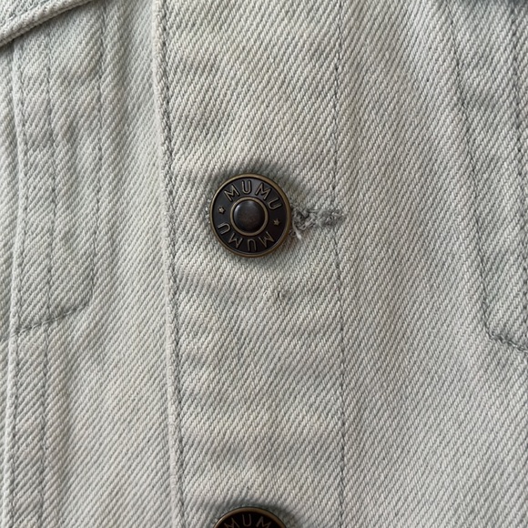 Show Me Your MuMu Denim Vest Size Small - Picture 2 of 4